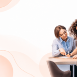 Collaborative Workspace with Peach Abstracts